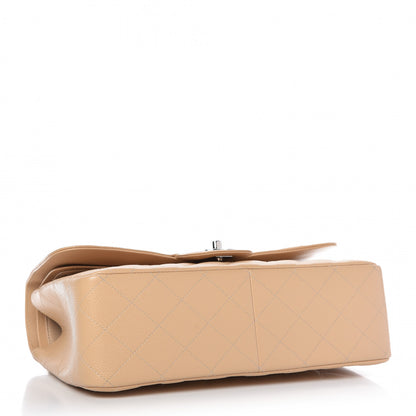 Chanel Caviar Quilted Jumbo Double Flap Beige Clair 4 of 10