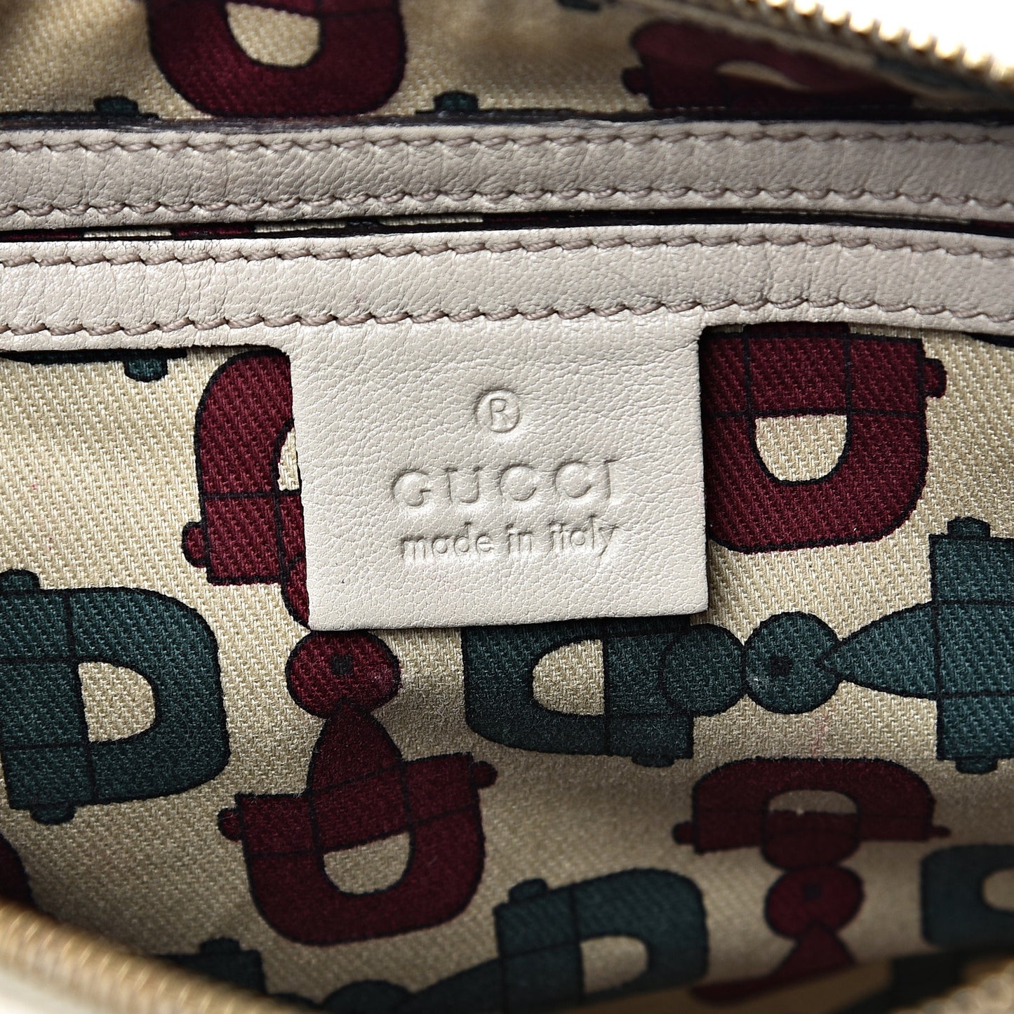 Guccissima Small Joy Boston Off White
