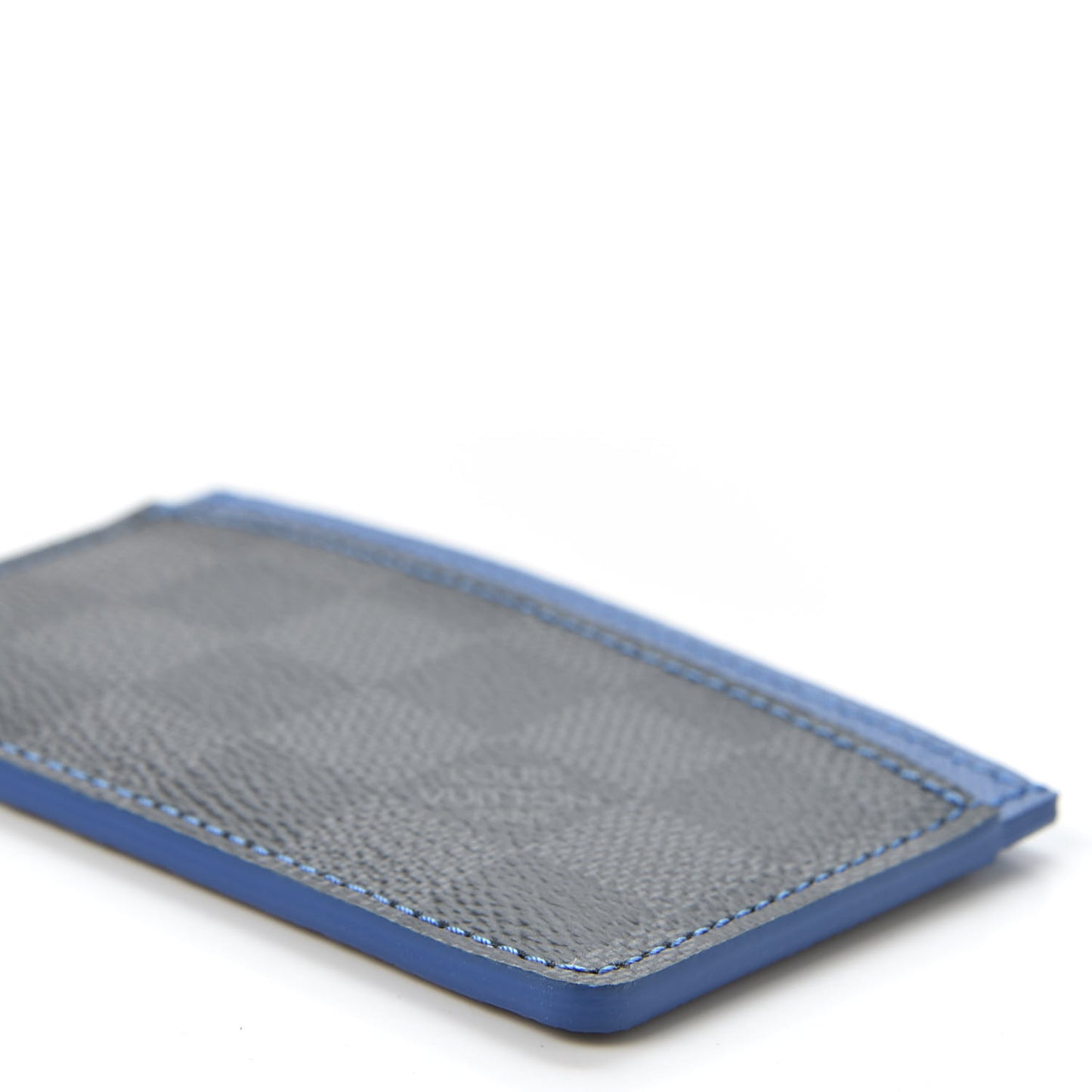 Damier Graphite Card Holder Blue