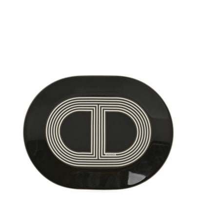 Hermes Porcelain Rallye 24 Mini Oval Plate 1 of 4