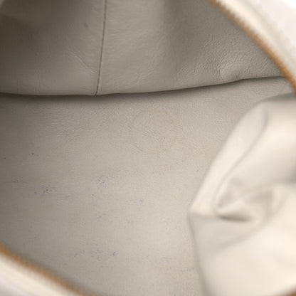 Bottega Veneta Calfskin Mini Double Knot Bag White 14 of 15
