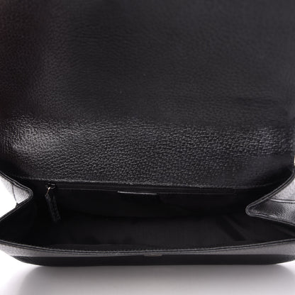 Gucci Calfskin Bamboo Baguette Shoulder Bag Black 5 of 10