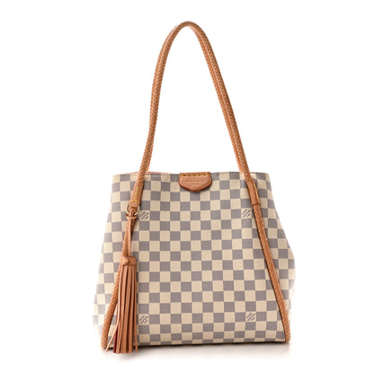 Louis Vuitton Damier Azur Propriano Rose Ballerine 1 of 10
