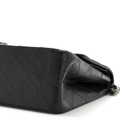 Chanel Aged Calfskin Quilted 2.55 Reissue 227 Flap Dark Grey 10 of 13