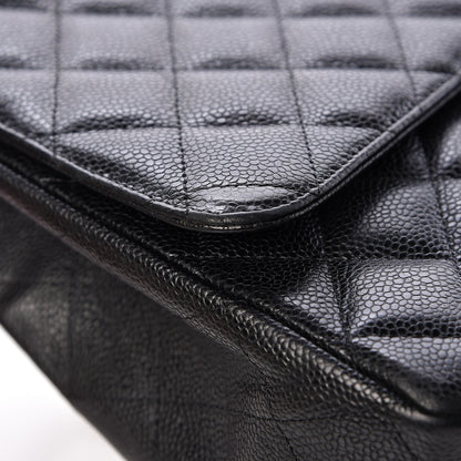 Chanel Caviar Quilted Maxi Single Flap Black 12 of 12