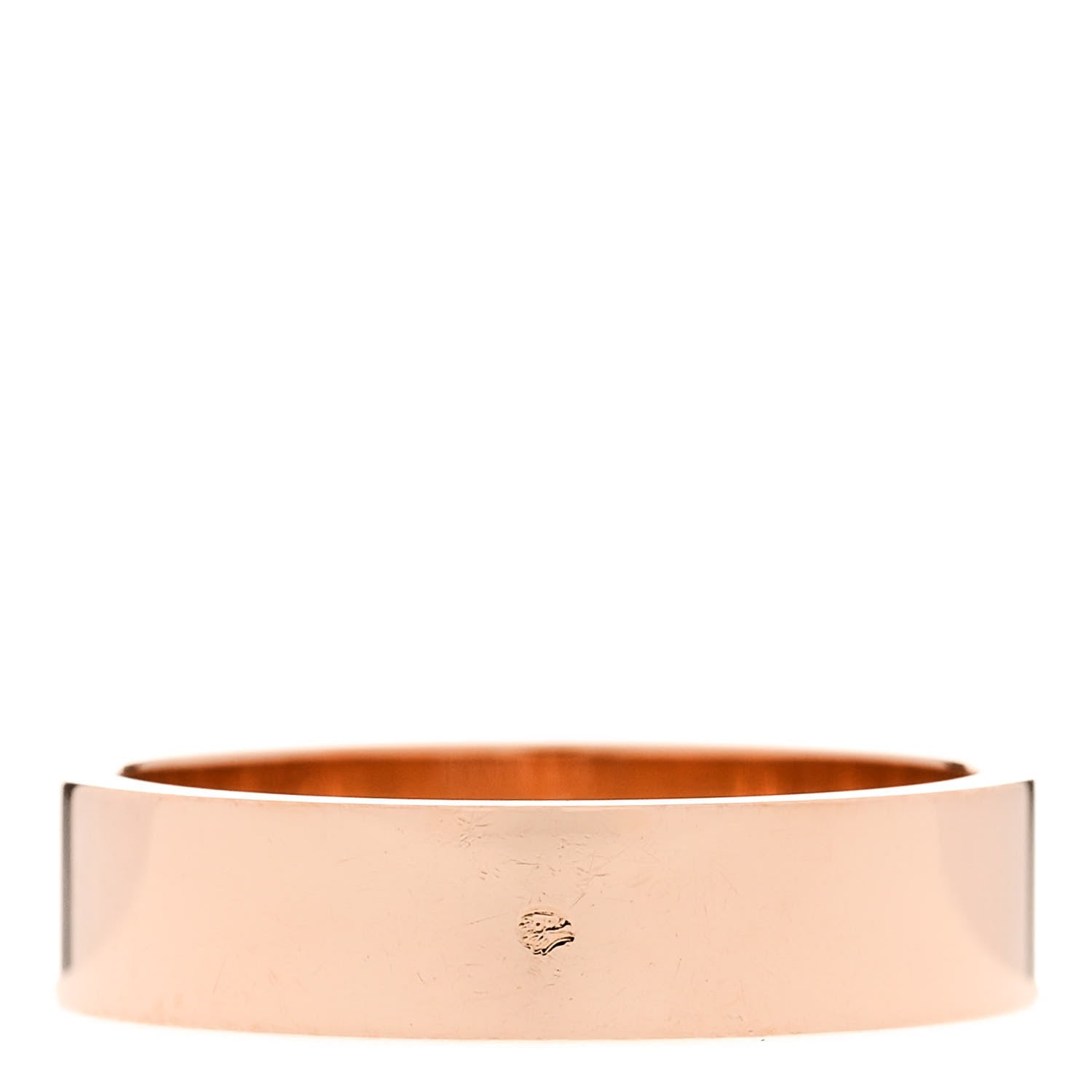 Hermes 18K Rose Gold PM Collier De Chien Ring 57 8 3 of 5