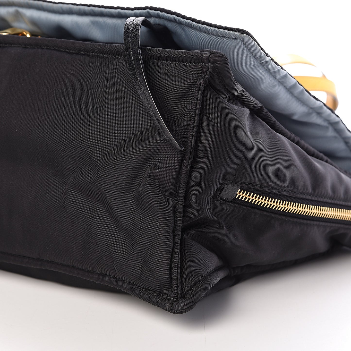 Tessuto Nylon Etiquette Flap Black Soleil