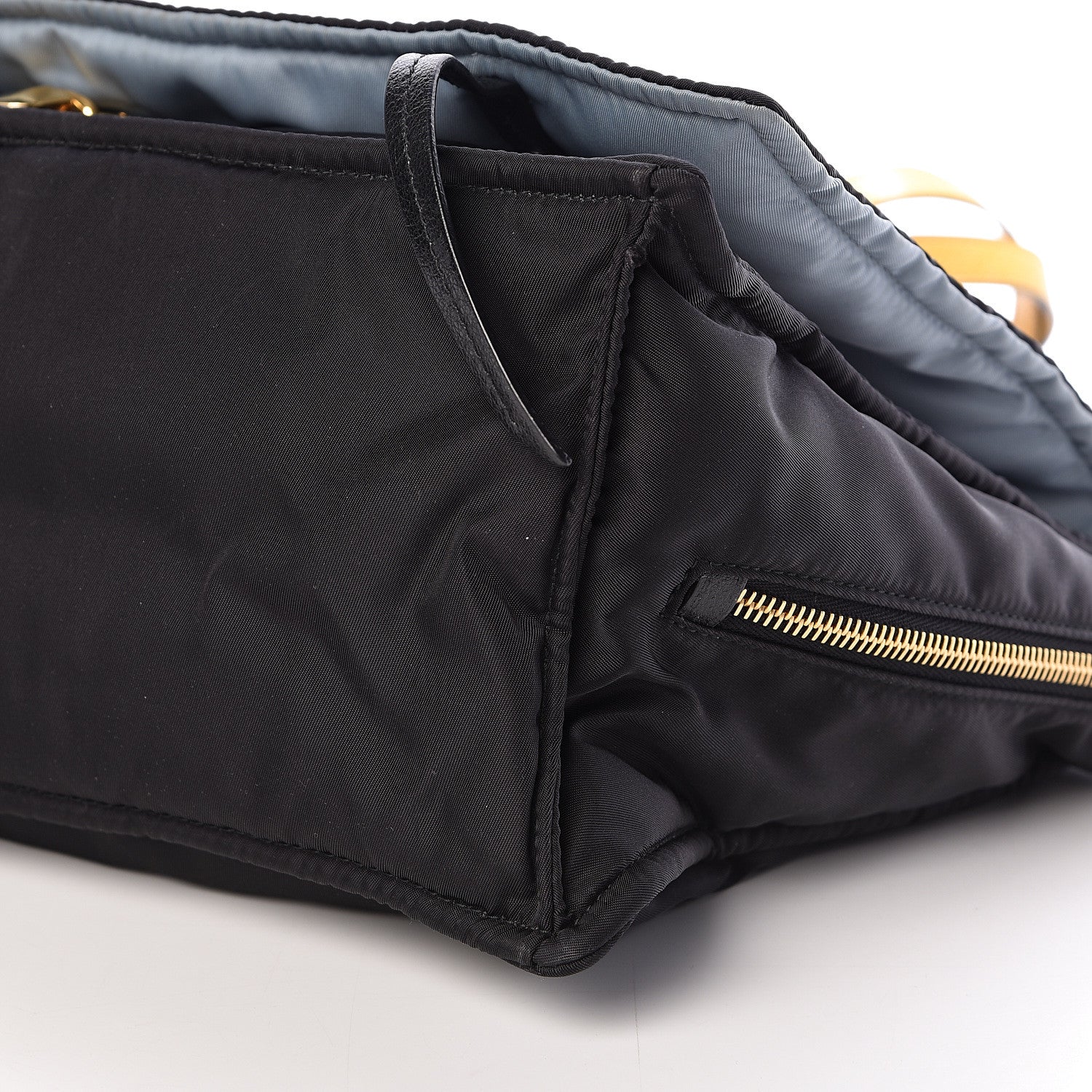 Prada Tessuto Nylon Etiquette Flap Black Soleil 10 of 10