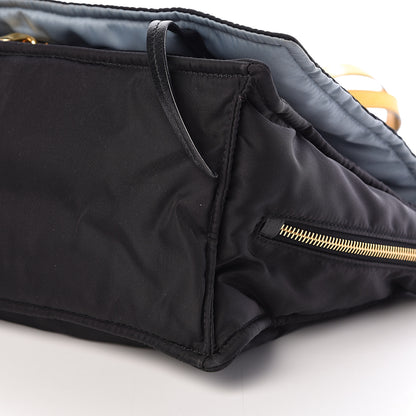 Prada Tessuto Nylon Etiquette Flap Black Soleil 10 of 10