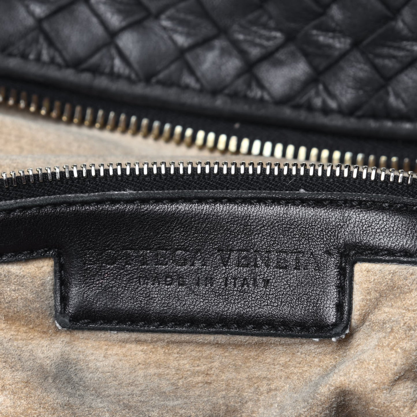 Nappa Intrecciato Maxi Convertible Tote Black