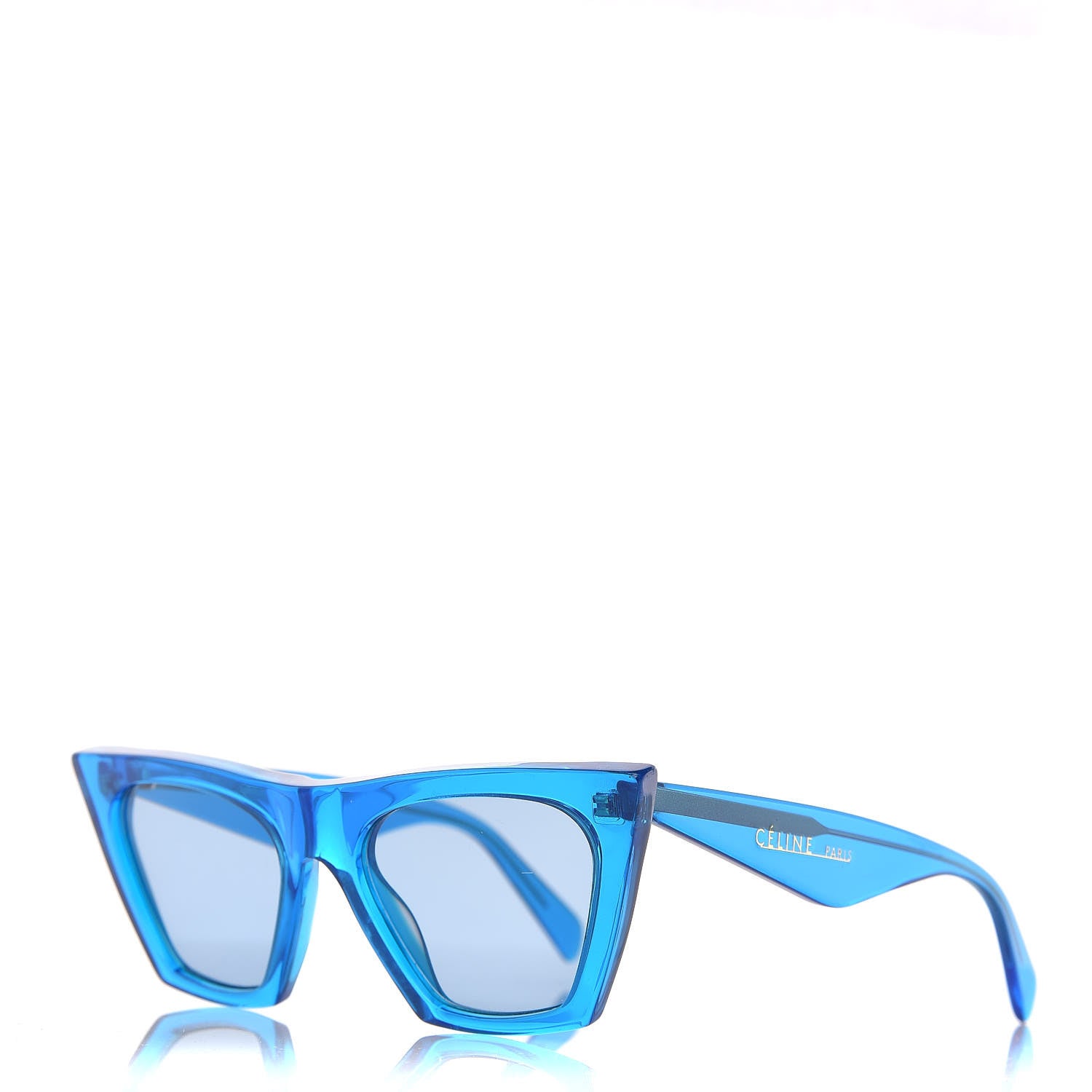 Celine Edge Sunglasses CL 41468 Blue 1 of 6