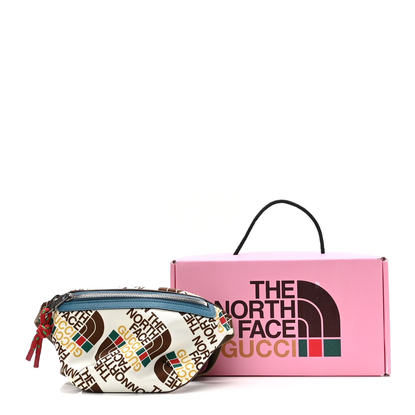 X THE NORTH FACE Econyl Nylon Belt Bag White Sky Blue