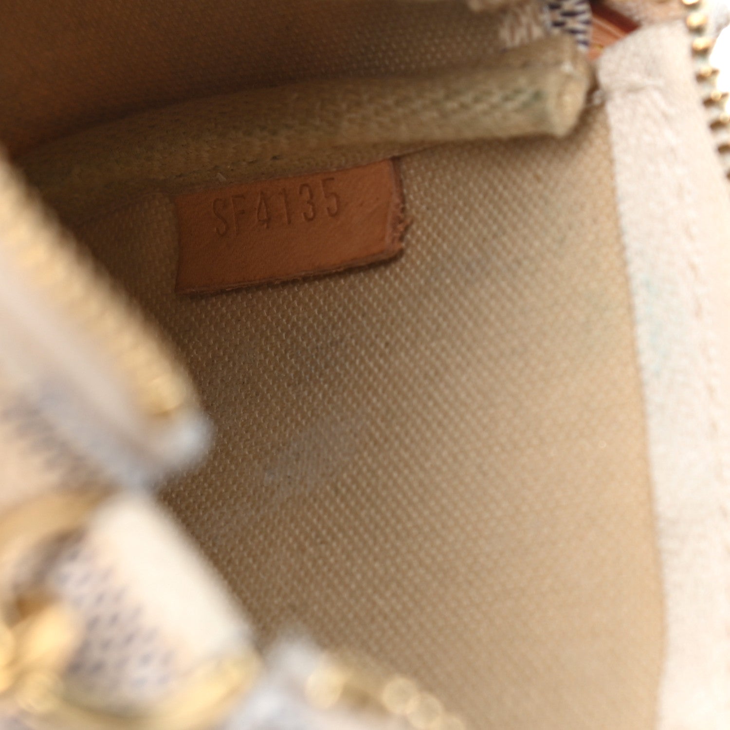 Louis Vuitton Damier Azur Mini Pochette Accessories 7 of 8