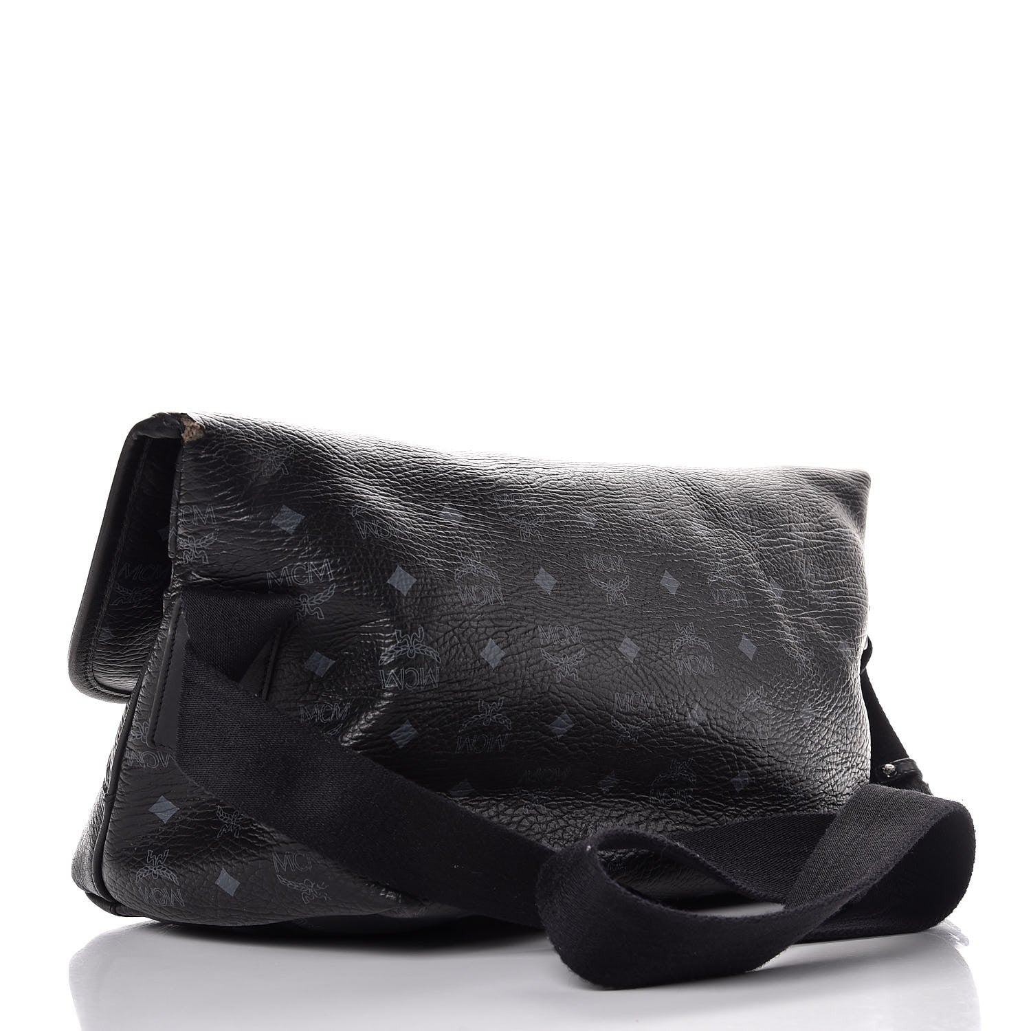 MCM Visetos Studded Messenger Black 3 of 18