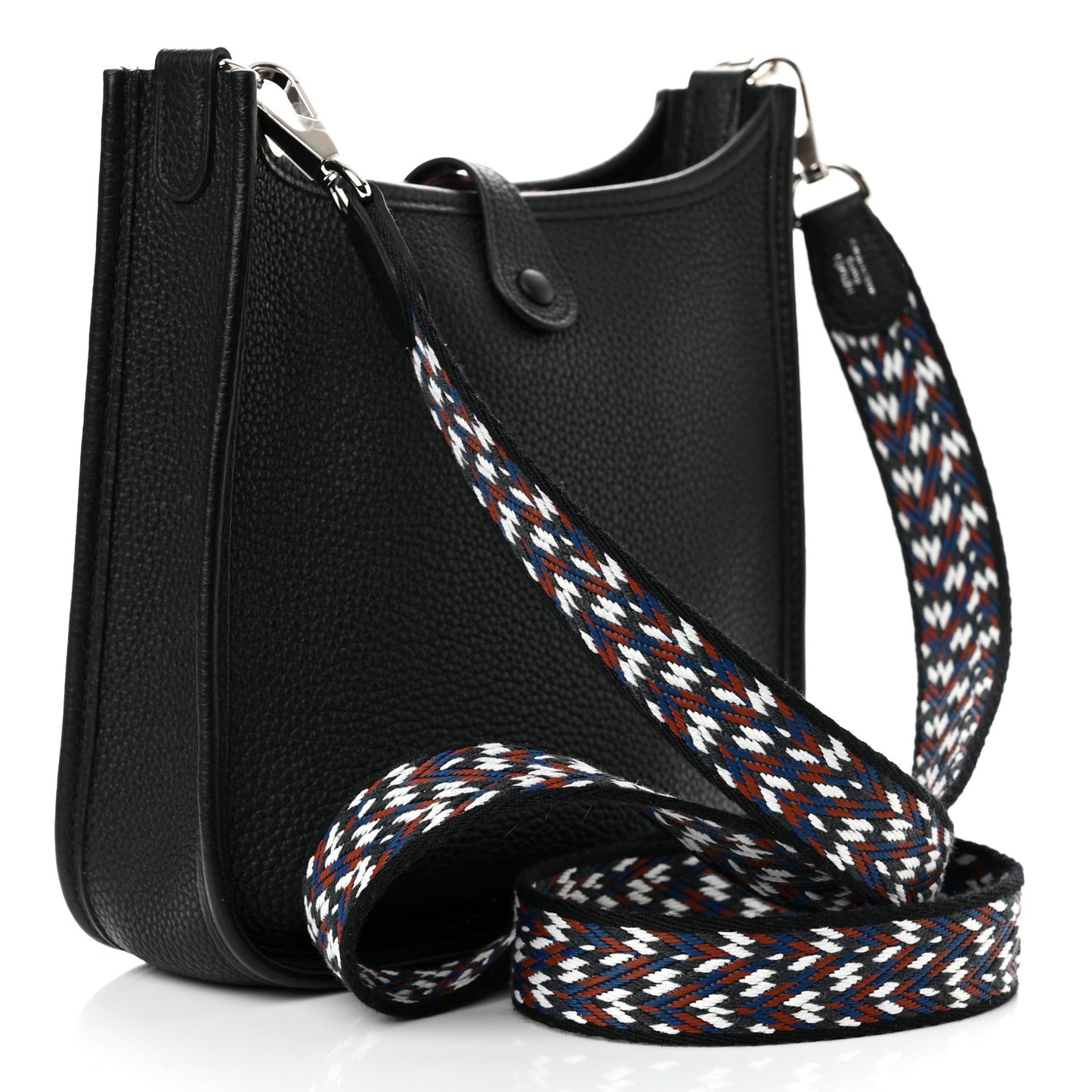 Taurillon Maurice Zigzag Evelyne TPM Black Bleu Zellige Indigo