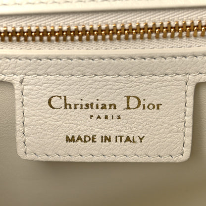 Christian Dior Lambskin Cannage Large Caro Bag Ivory 6 of 11