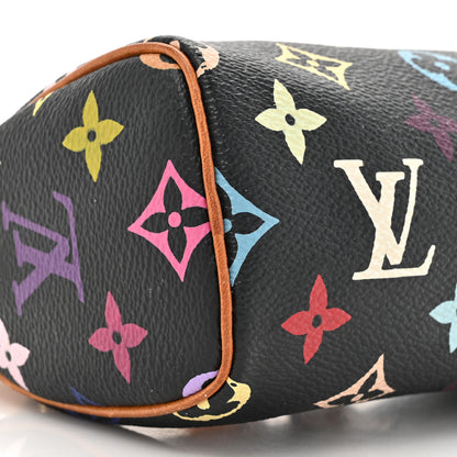 Louis Vuitton Monogram Multicolor Mini Sac HL Speedy Black 9 of 15