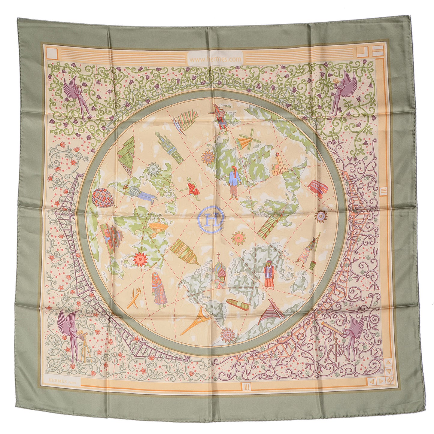 Silk www.hermes.com Scarf 90