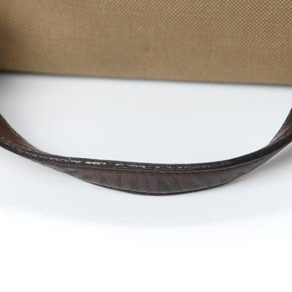 Prada Jacquard Logo Bauletto Corda Bruciato 17 of 18