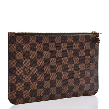Louis Vuitton Damier Ebene Neverfull MM GM Pochette 3 of 8