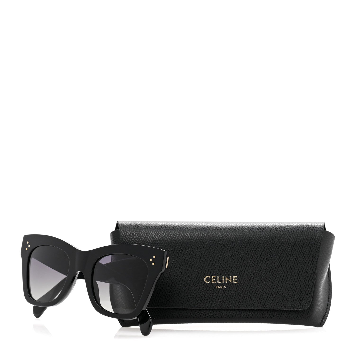 Celine Polarized Sunglasses CL4004IN Black 8 of 8