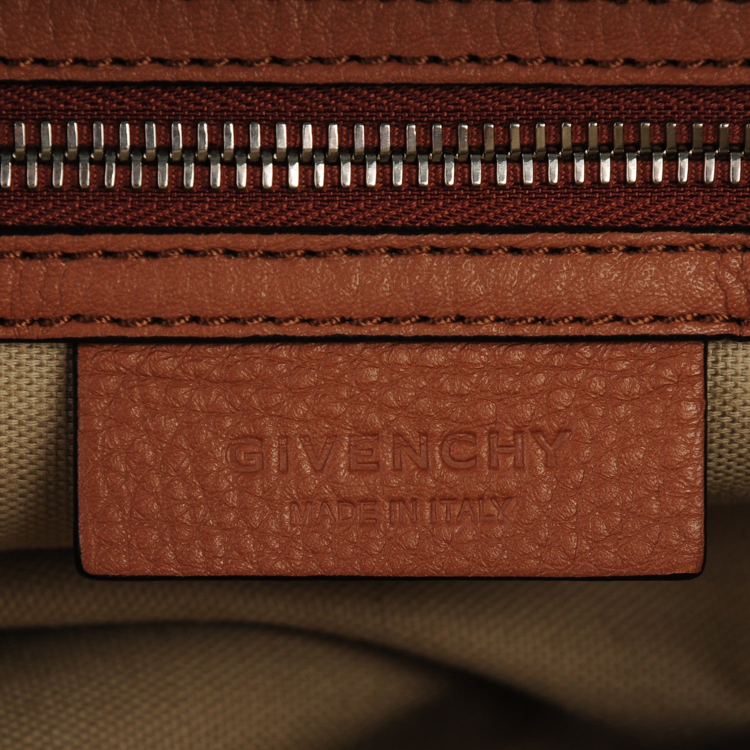 Givenchy Waxy Grained Calfskin Medium Nightingale Caramel Brown 6 of 8