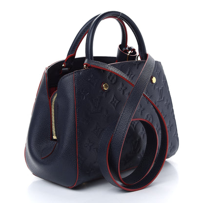 Louis Vuitton Empreinte Montaigne BB Marine Rouge 3 of 9