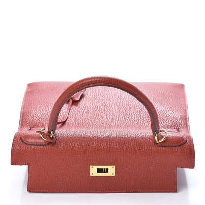 Hermes Chevre Mysore Kelly Sellier 28 Vermillion 15 of 37