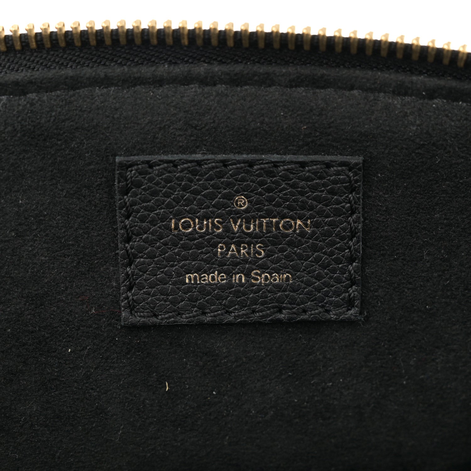 Louis Vuitton Empreinte Monogram Giant Petit Palais Black Beige 7 of 11