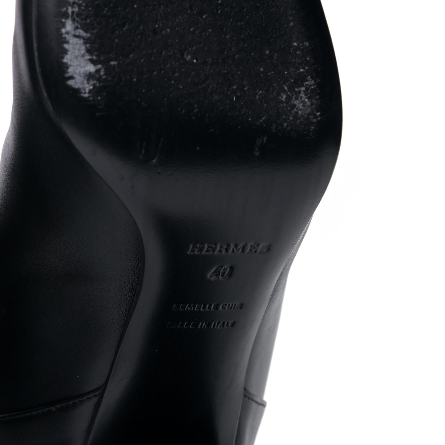 Heritage Calfskin Story Boots 40 Black