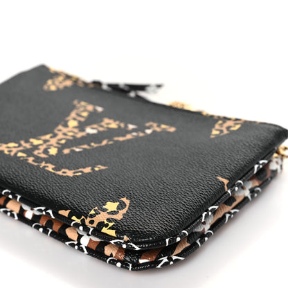 Louis Vuitton Monogram Giant Jungle Pochette Double Zip Black 9 of 9