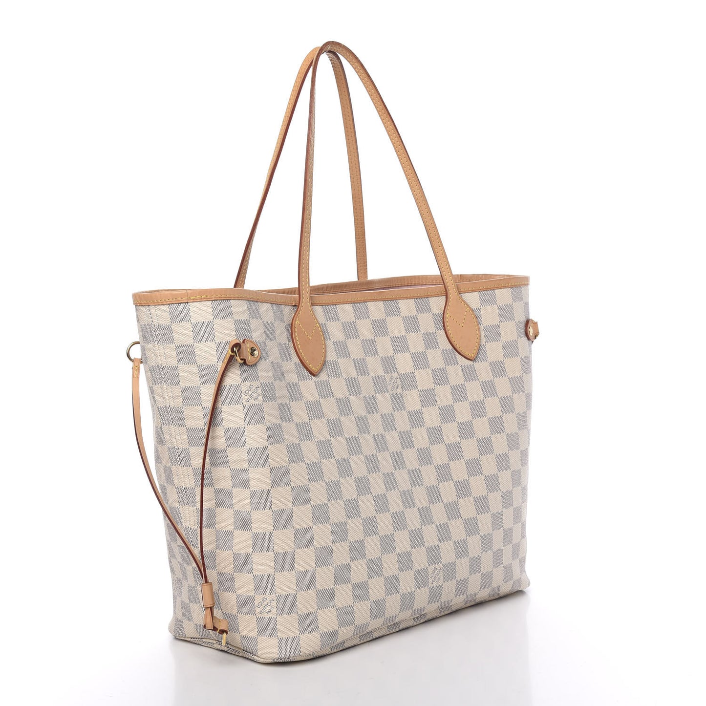 Damier Azur Neo Neverfull MM Rose Ballerine