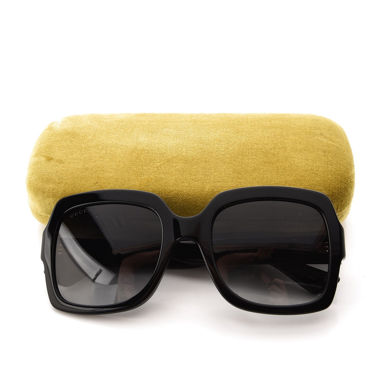 Oversize Square GG 0036S Sunglasses Black