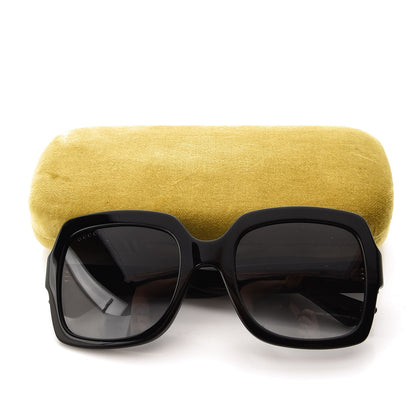 Gucci Oversize Square GG 0036S Sunglasses Black 8 of 8