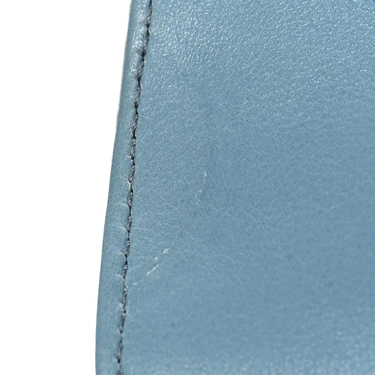 Gucci Calfskin Lizard Embossed Medium New Bamboo Top Handle Bag Blue 10 of 11