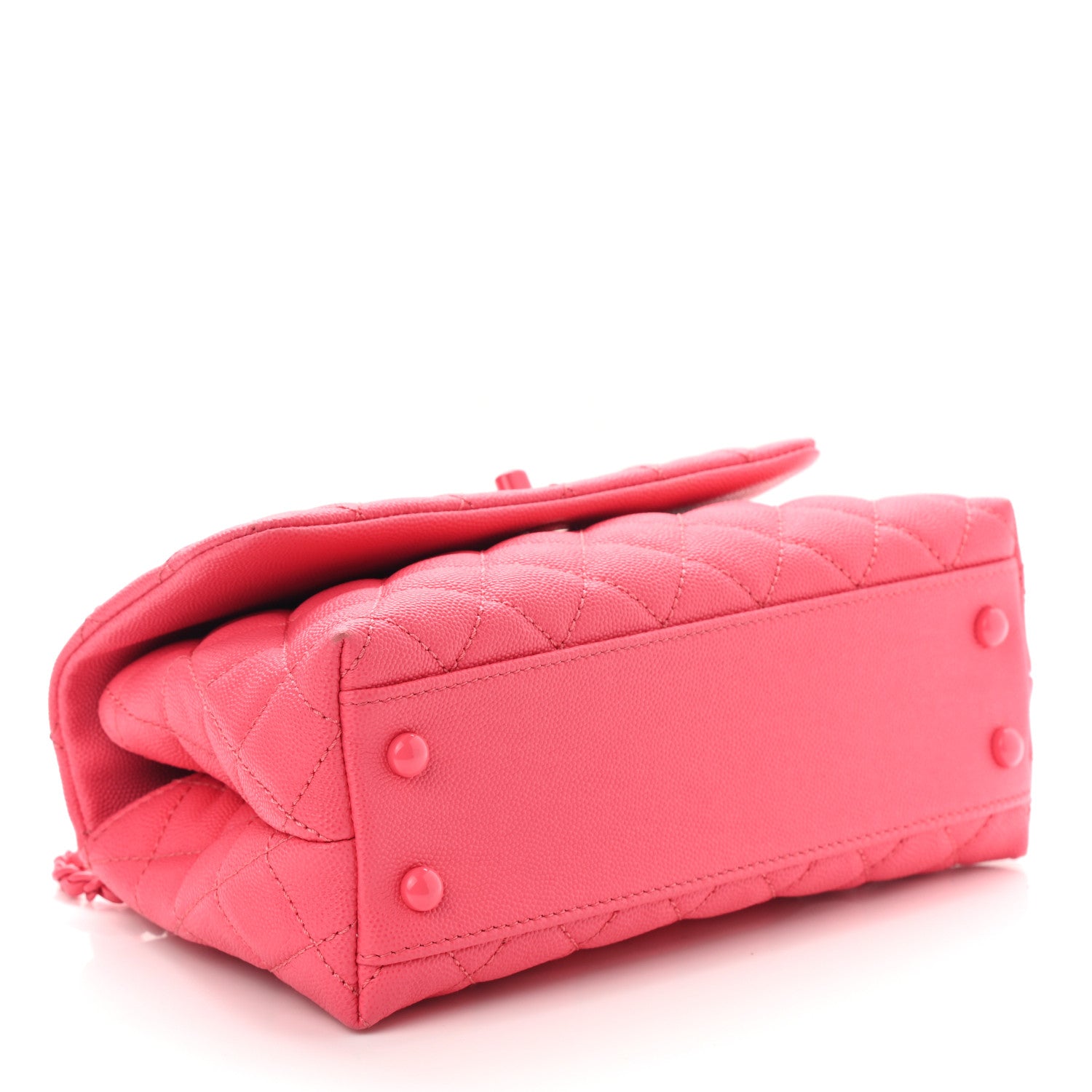 Chanel Caviar Quilted Incognito Mini Coco Handle Flap Pink 3 of 9