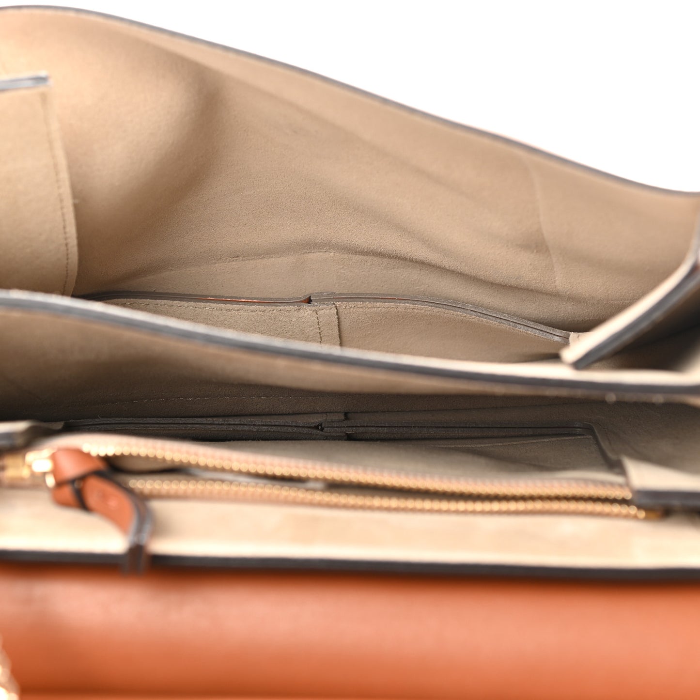 Suede Calfskin Medium Faye Shoulder Bag Caramel