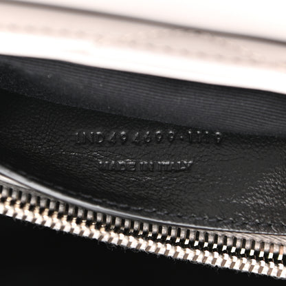 Saint Laurent Calfskin Y Quilted Monogram Small Loulou Chain Satchel Granite 7 of 11