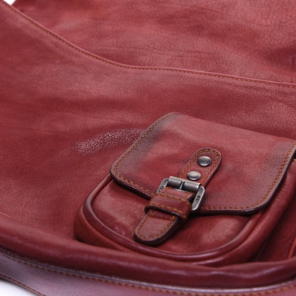 Christian Dior Calfskin Medium Gaucho Double Saddle Red 14 of 16