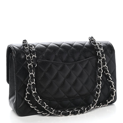 Chanel Caviar Quilted Medium Double Flap Black 3 of 10