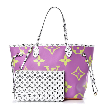 Louis Vuitton Monogram Giant Neverfull MM Pink Lilac 1 of 9