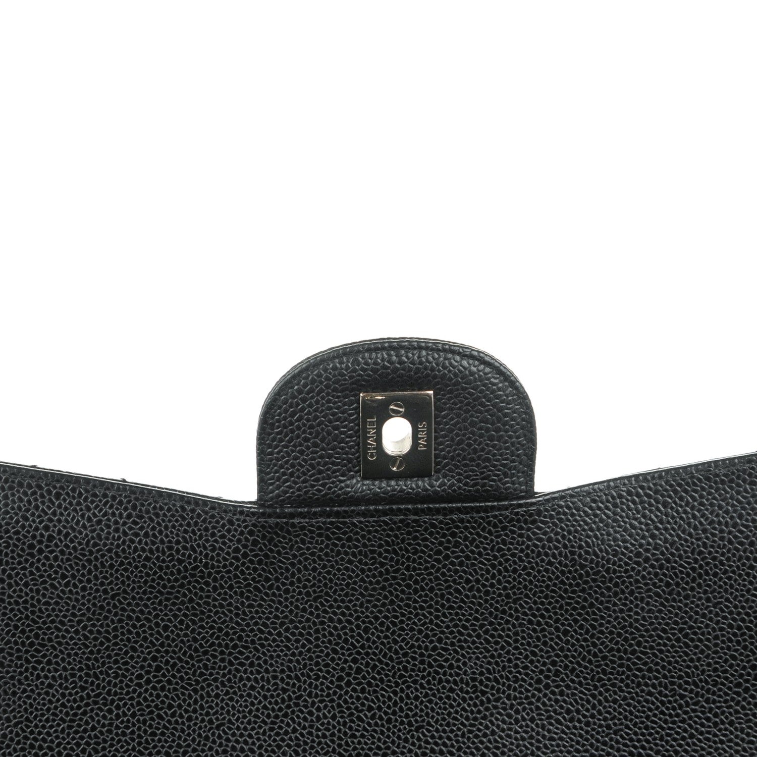 Chanel Caviar Quilted Jumbo Double Flap Black 5 of 8