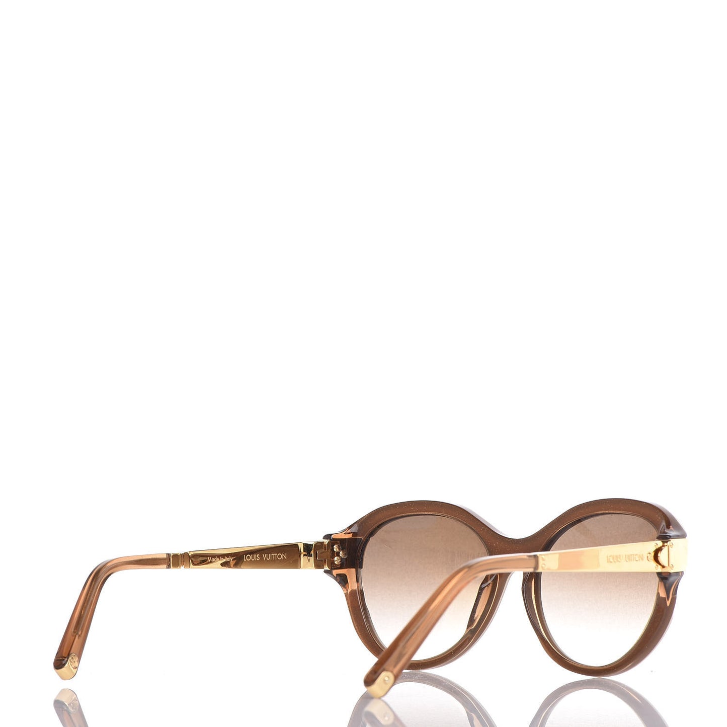 Petit Soupcon Cat Eye Sunglasses Z0487W Brown