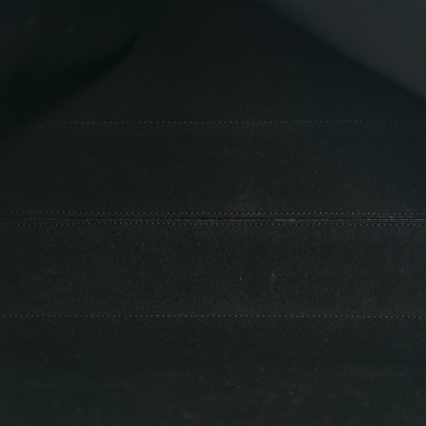 Calfskin Bold Shopping Tote Black