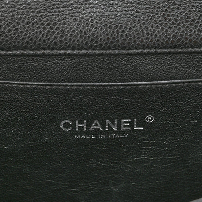 Chanel Caviar Quilted Clutch With Chain Flap Black 6 of 11