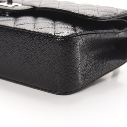 Chanel Caviar Quilted Medium Double Flap Black 10 of 11