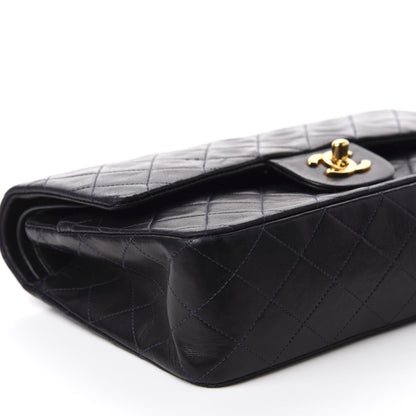 Chanel Lambskin Quilted Medium Double Flap Navy 6 of 13