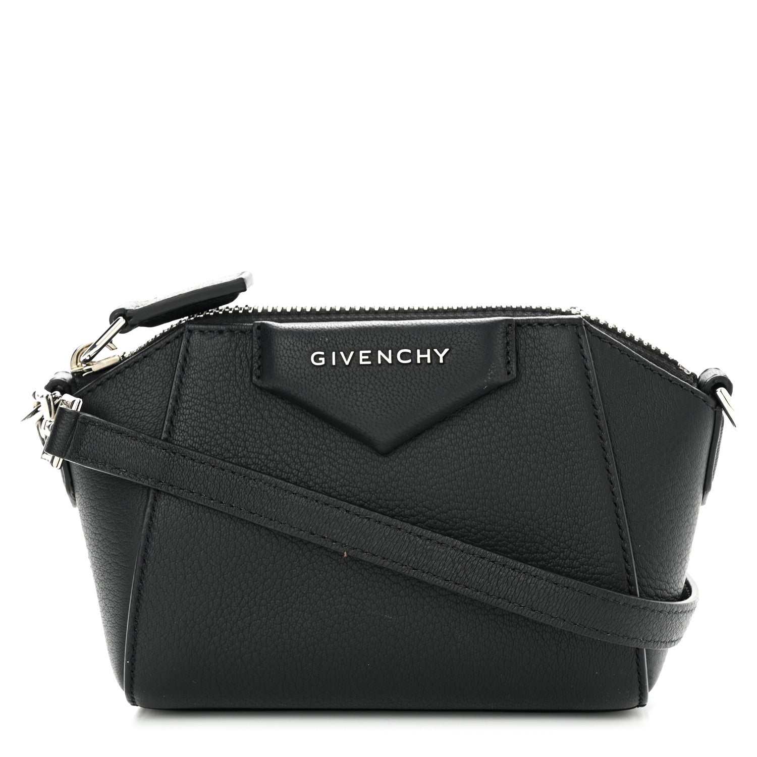 Givenchy Sugar Goatskin Nano Antigona Black 1 of 9