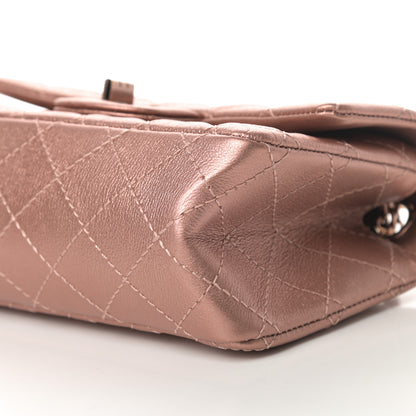 Chanel Metallic Grained Calfskin Quilted 2.55 Reissue Mini Flap Copper Pink 10 of 14