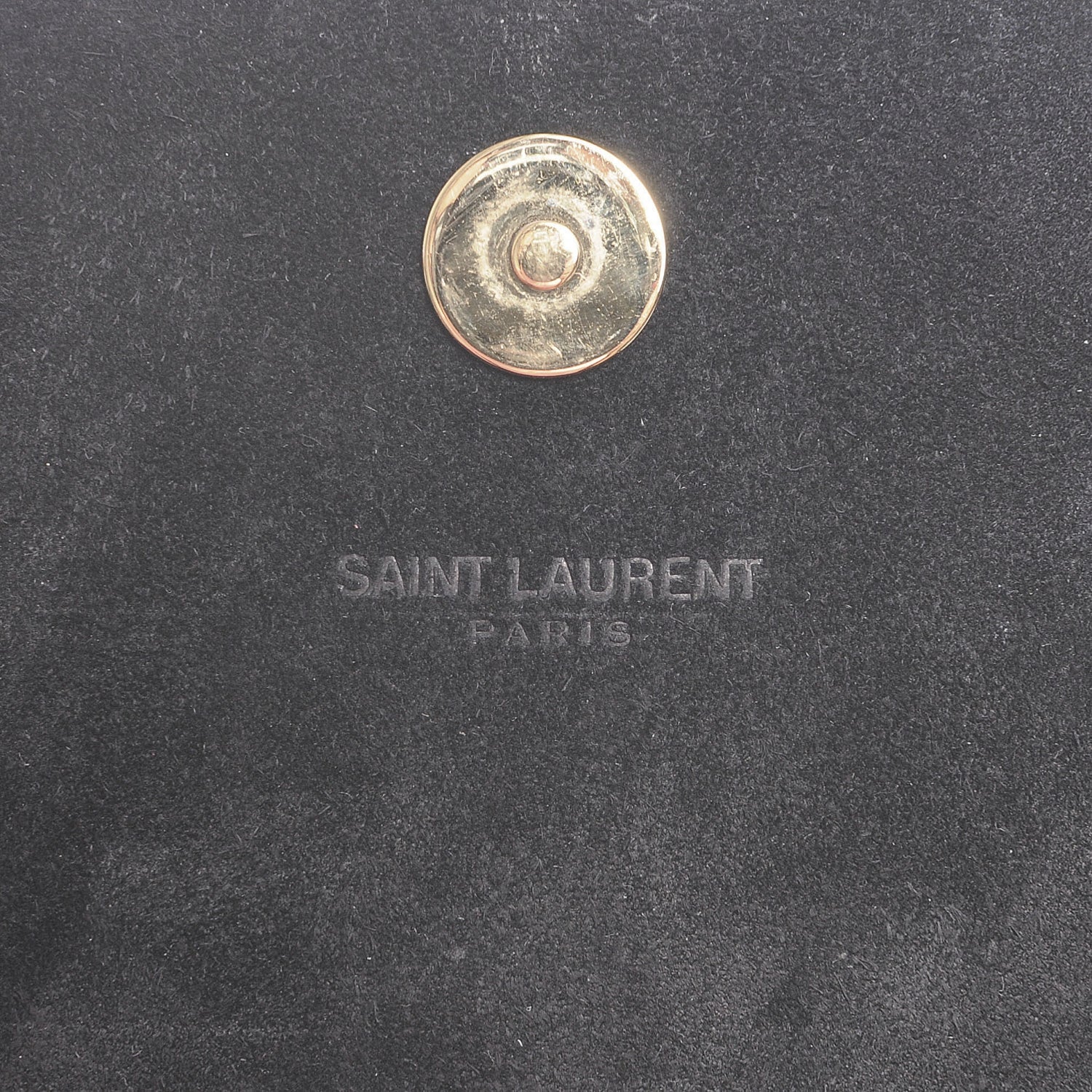 Saint Laurent Patent Cassandre Tassel Clutch Black 7 of 8